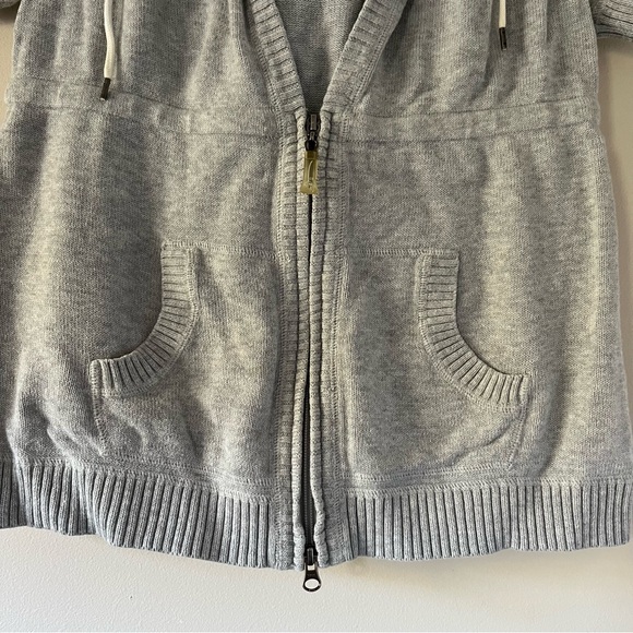 Eddie Bauer Sport Short Sleeve Hooded Cotton Sweater - Picture 3 of 9